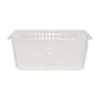 CESTO 41 CM X 31 CM X 16 CM BLEACH ONE - BRANCO TRANSLUCIDO - Foto 1