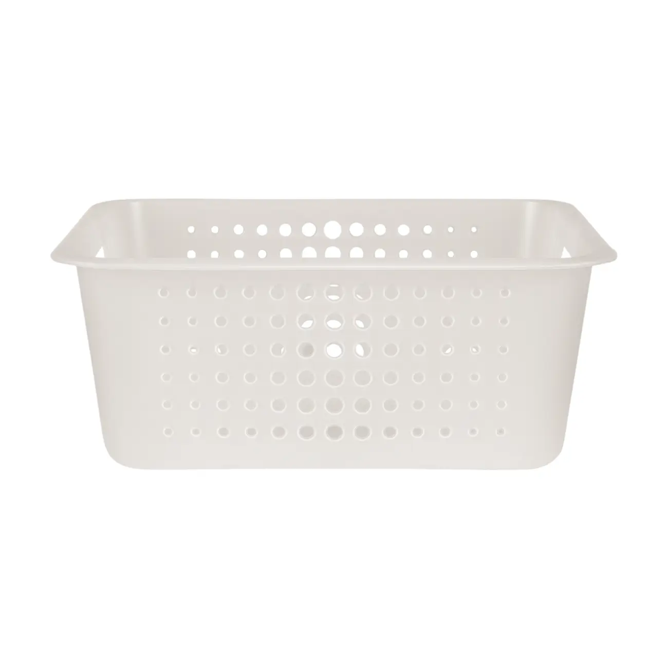CESTO 41 CM X 31 CM X 16 CM BLEACH ONE - BRANCO TRANSLUCIDO - Foto 1