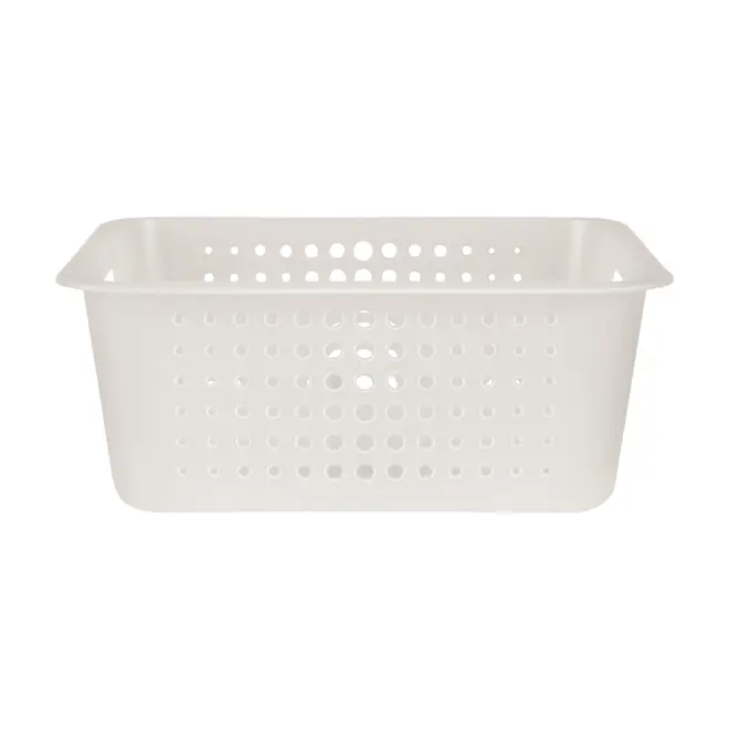 CESTO 41 CM X 31 CM X 16 CM BLEACH ONE - BRANCO TRANSLUCIDO - Foto 1