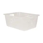 CESTO 41 CM X 31 CM X 16 CM BLEACH ONE - BRANCO TRANSLUCIDO - Foto 2