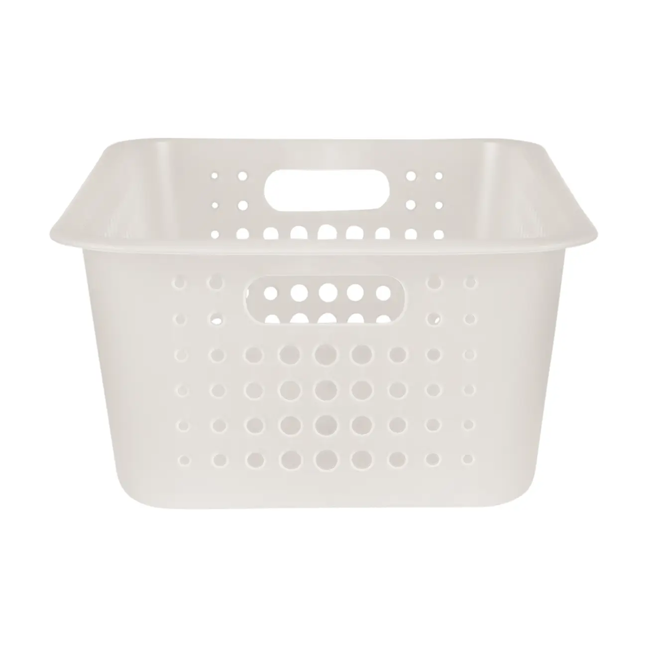 CESTO 41 CM X 31 CM X 16 CM BLEACH ONE - BRANCO TRANSLUCIDO - Foto 3