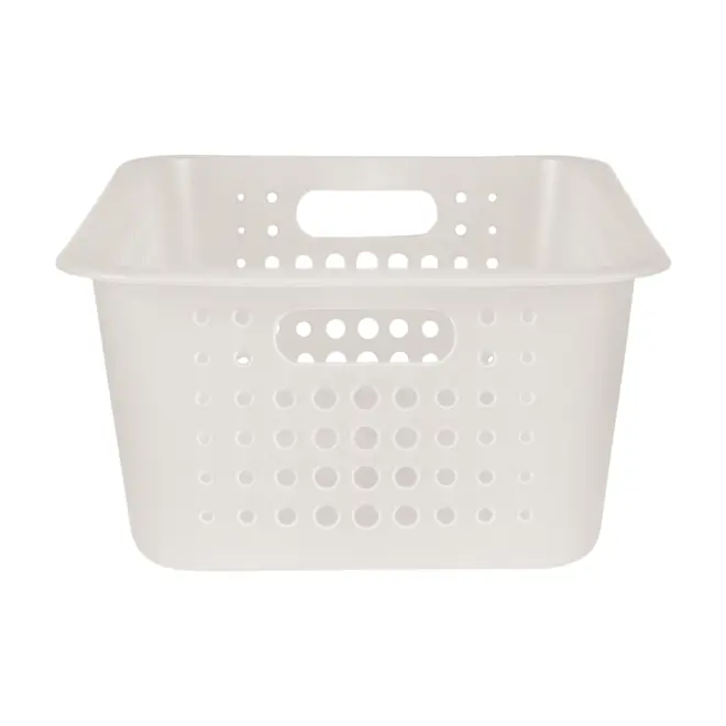 CESTO 41 CM X 31 CM X 16 CM BLEACH ONE - BRANCO TRANSLUCIDO - Foto 3