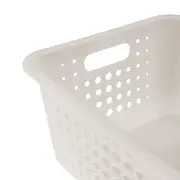 CESTO 41 CM X 31 CM X 16 CM BLEACH ONE - BRANCO TRANSLUCIDO - Foto 4