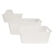 CESTO 41 CM X 31 CM X 16 CM BLEACH ONE - BRANCO TRANSLUCIDO - Foto 6