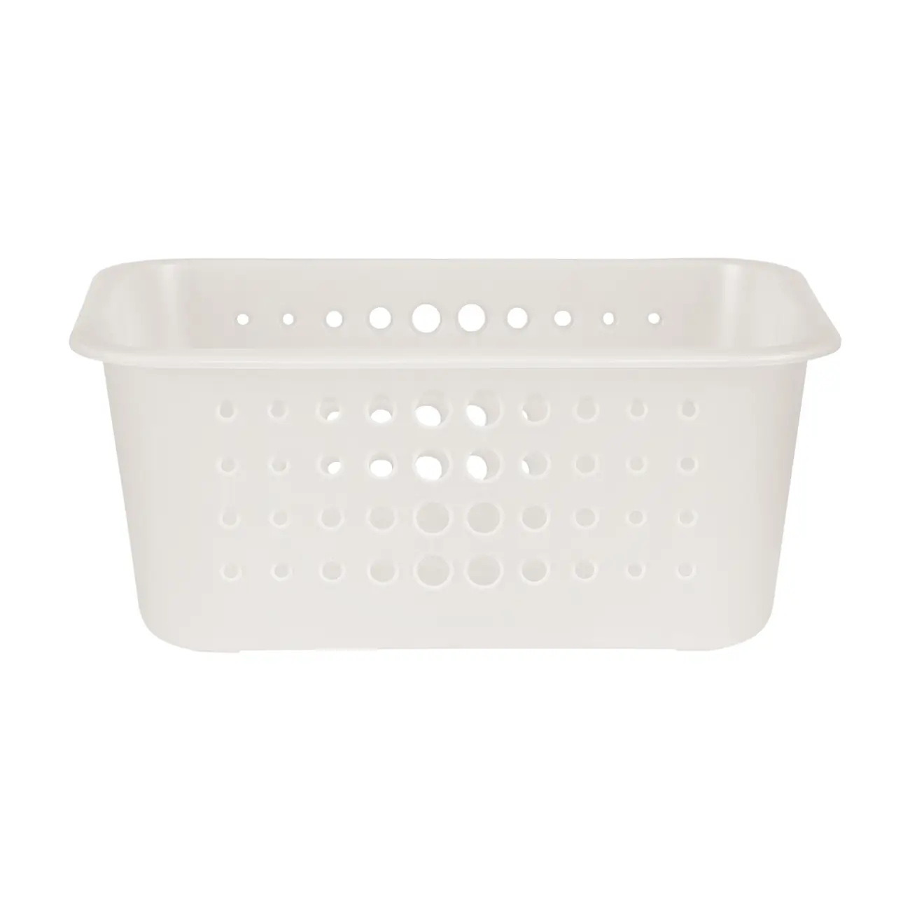 CESTO 29 CM X 19 CM X 12 CM BLEACH ONE - BRANCO TRANSLUCIDO - Foto 1
