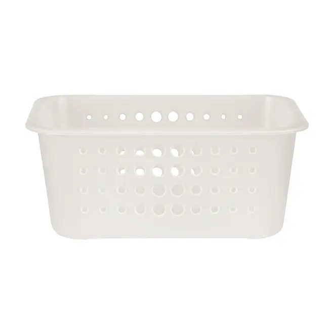CESTO 29 CM X 19 CM X 12 CM BLEACH ONE - BRANCO TRANSLUCIDO - Foto 1