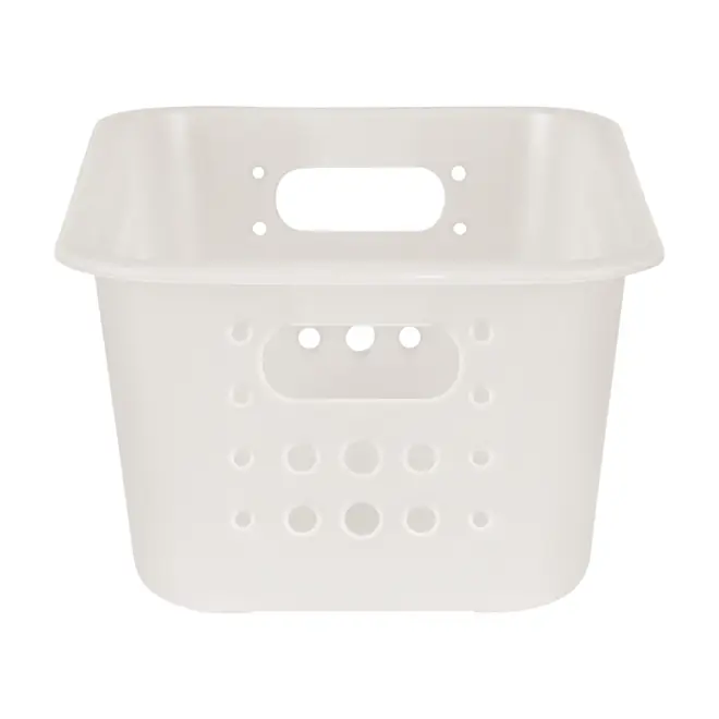 CESTO 29 CM X 19 CM X 12 CM BLEACH ONE - BRANCO TRANSLUCIDO - Foto 3