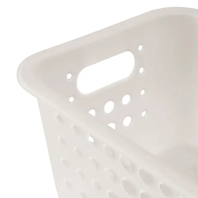 CESTO 29 CM X 19 CM X 12 CM BLEACH ONE - BRANCO TRANSLUCIDO - Foto 4