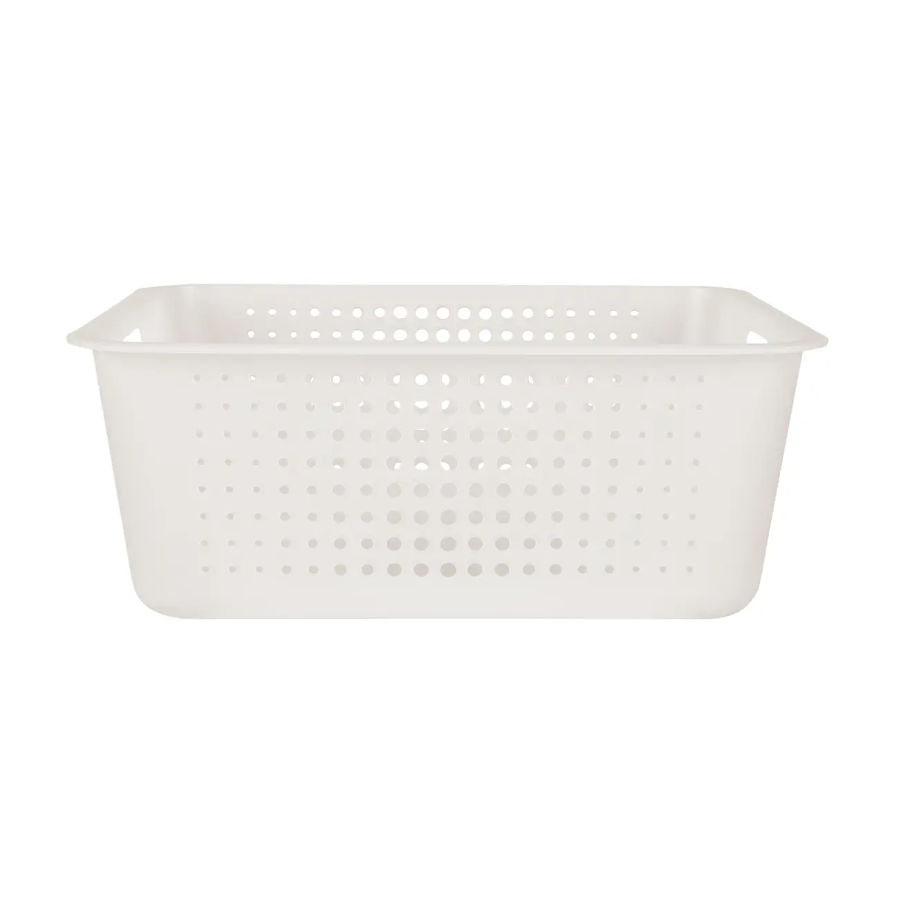CESTO 56 CM X 41 CM X 22 CM BLEACH ONE - BRANCO TRANSLUCIDO - Foto 1
