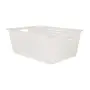 CESTO 56 CM X 41 CM X 22 CM BLEACH ONE - BRANCO TRANSLUCIDO - Foto 2