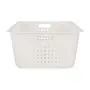 CESTO 56 CM X 41 CM X 22 CM BLEACH ONE - BRANCO TRANSLUCIDO - Foto 3