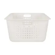 CESTO 56 CM X 41 CM X 22 CM BLEACH ONE - BRANCO TRANSLUCIDO - Foto 3
