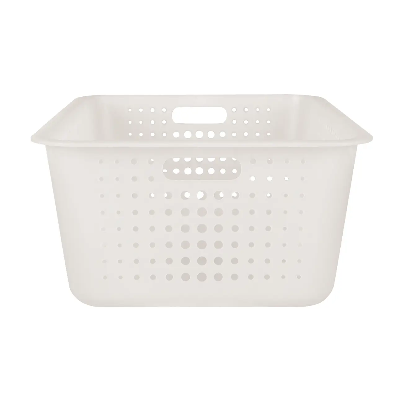 CESTO 56 CM X 41 CM X 22 CM BLEACH ONE - BRANCO TRANSLUCIDO - Foto 3