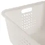 CESTO 56 CM X 41 CM X 22 CM BLEACH ONE - BRANCO TRANSLUCIDO - Foto 4