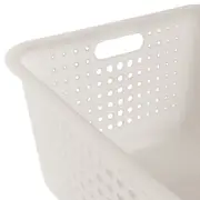 CESTO 56 CM X 41 CM X 22 CM BLEACH ONE - BRANCO TRANSLUCIDO - Foto 4
