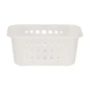 CESTO 18 CM X 14 CM X 8 CM BLEACH ONE - BRANCO TRANSLUCIDO - Foto 1