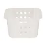CESTO 18 CM X 14 CM X 8 CM BLEACH ONE - BRANCO TRANSLUCIDO - Foto 3