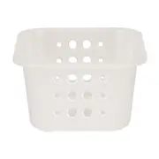 CESTO 18 CM X 14 CM X 8 CM BLEACH ONE - BRANCO TRANSLUCIDO - Foto 3
