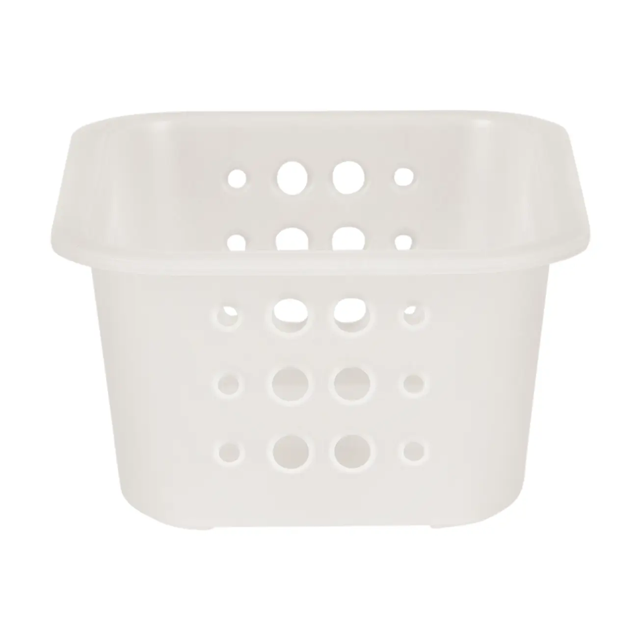 CESTO 18 CM X 14 CM X 8 CM BLEACH ONE - BRANCO TRANSLUCIDO - Foto 3
