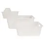 CESTO 18 CM X 14 CM X 8 CM BLEACH ONE - BRANCO TRANSLUCIDO - Foto 6