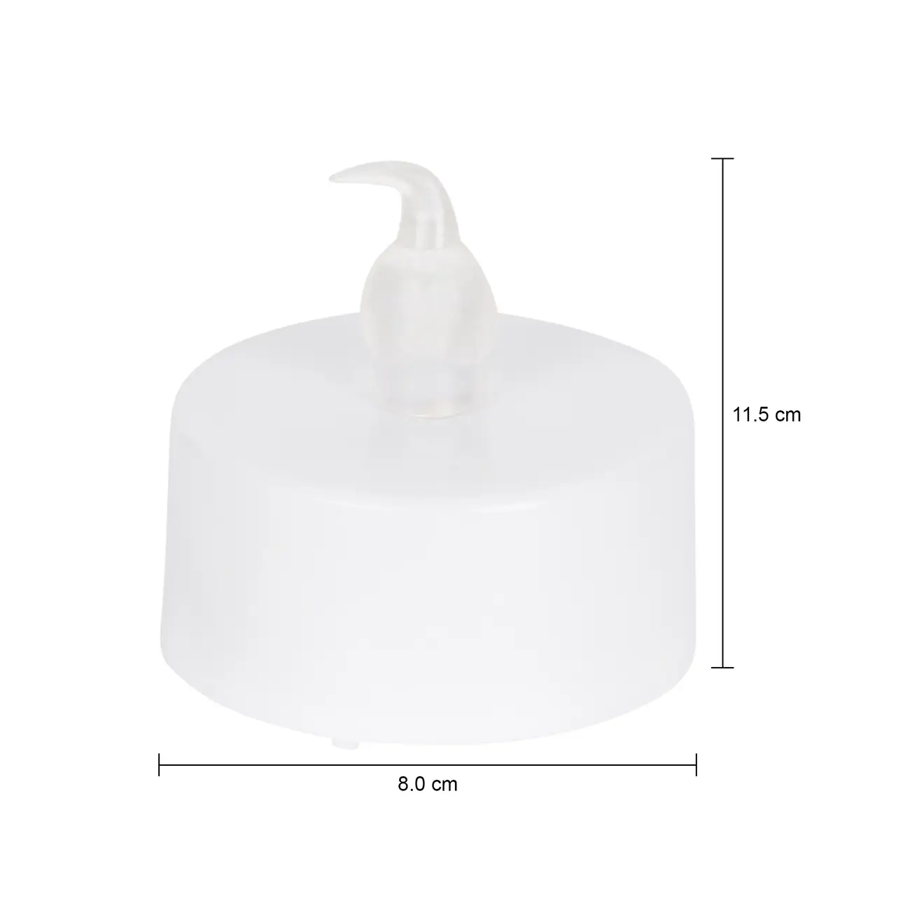 VELA LED RÉCHAUD COM 6 BRILLA - BRANCO - Foto 5