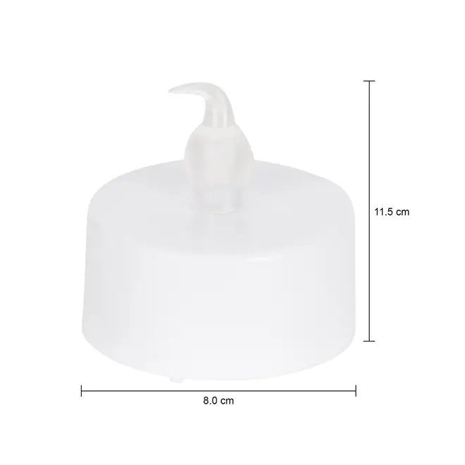 VELA LED RÉCHAUD COM 6 BRILLA - BRANCO - Foto 5