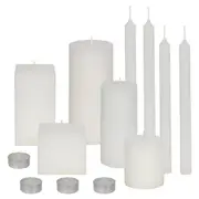 VELA RÉCHAUD COM 40 AURA - BRANCO/PRATA - Foto 5