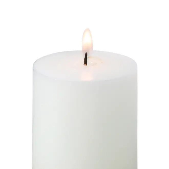 VELA 8 CM X 7 CM AURA - BRANCO - Foto 4