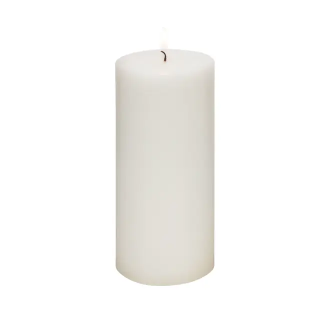 VELA 15 CM X 7 CM AURA - BRANCO - Foto 2