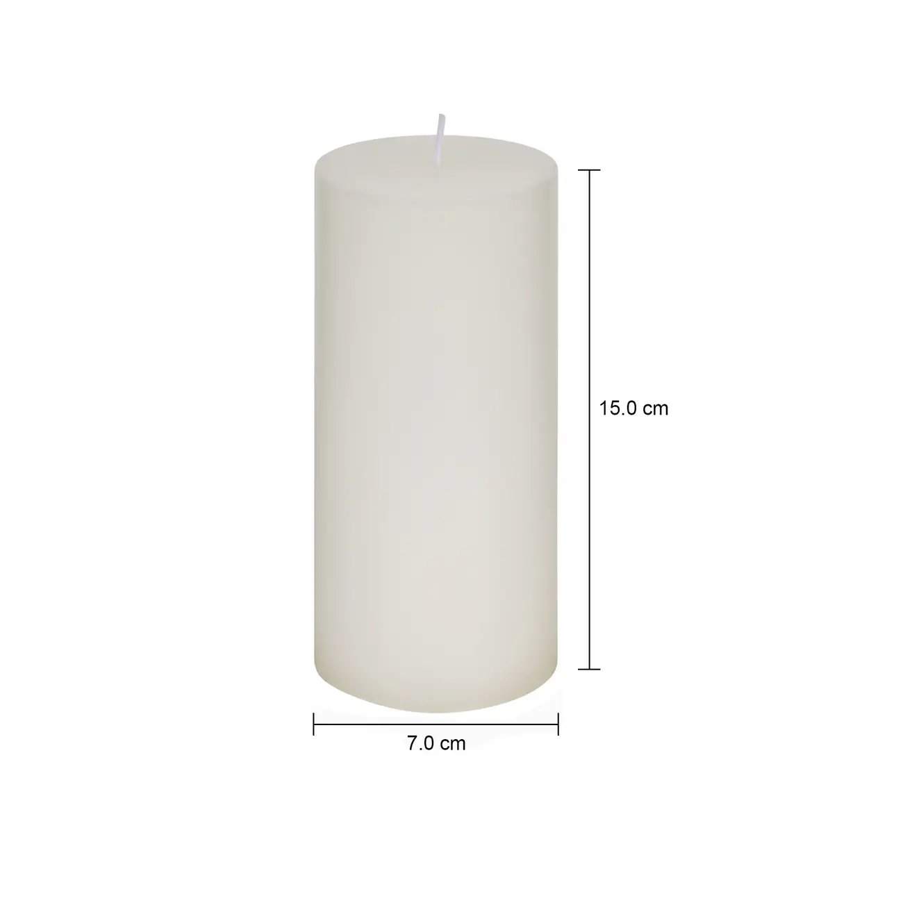 VELA 15 CM X 7 CM AURA - BRANCO - Foto 21