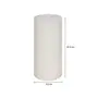 VELA 20 CM X 9 CM AURA - BRANCO - Foto 6