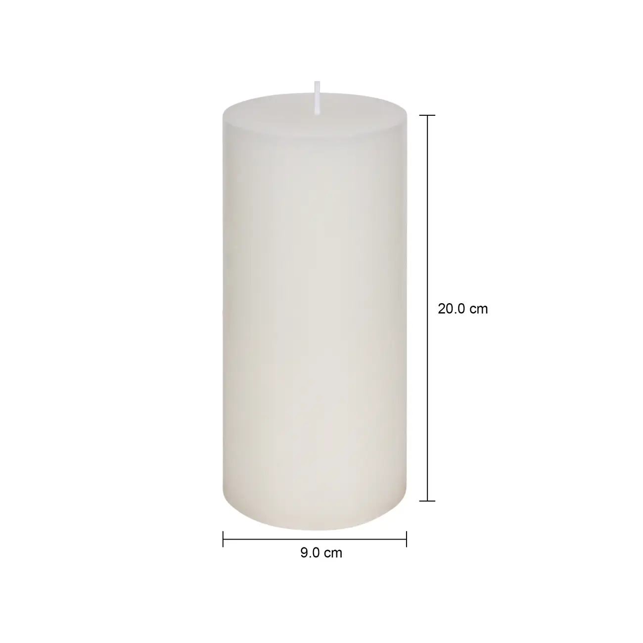 VELA 20 CM X 9 CM AURA - BRANCO - Foto 6