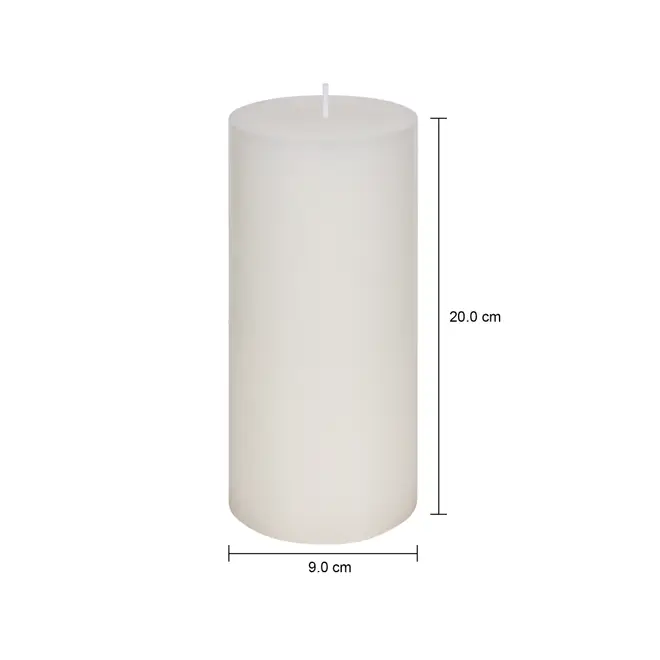 VELA 20 CM X 9 CM AURA - BRANCO - Foto 6