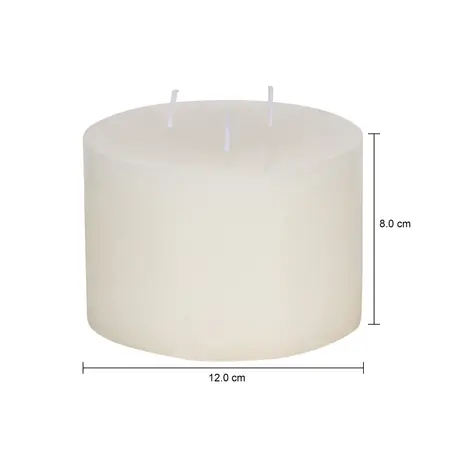 Imagem com medidas do produto VELA 8 CM X 12 CM EQUILÍBRIO