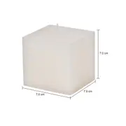 VELA 7 CM X 7 CM EQUILÍBRIO - BEGE - Foto 7