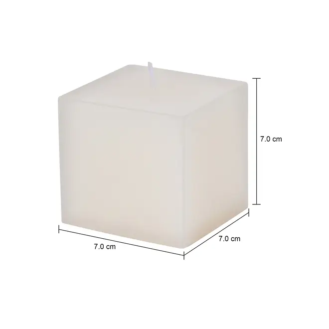 VELA 7 CM X 7 CM EQUILÍBRIO - BEGE - Foto 7