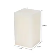 VELA 12 CM X 7 CM EQUILÍBRIO - BEGE - Foto 7