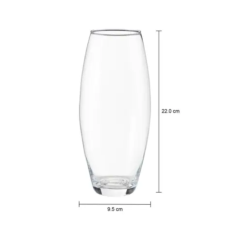 Imagem com medidas do produto VASO 22 CM BLEW