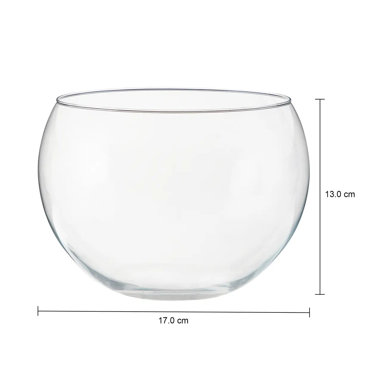 VASO 13 CM BALL - INCOLOR - Foto 2