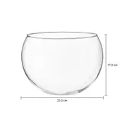 VASO 17 CM BALL - INCOLOR - Foto 2