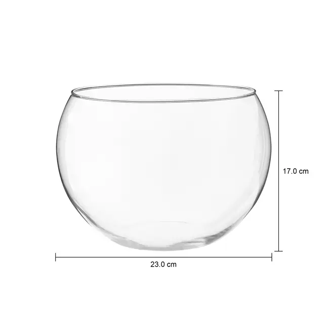 VASO 17 CM BALL - INCOLOR - Foto 2