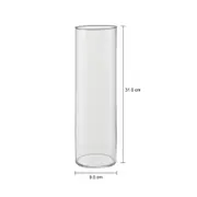 VASO 31 CM TUBI X - INCOLOR - Foto 2