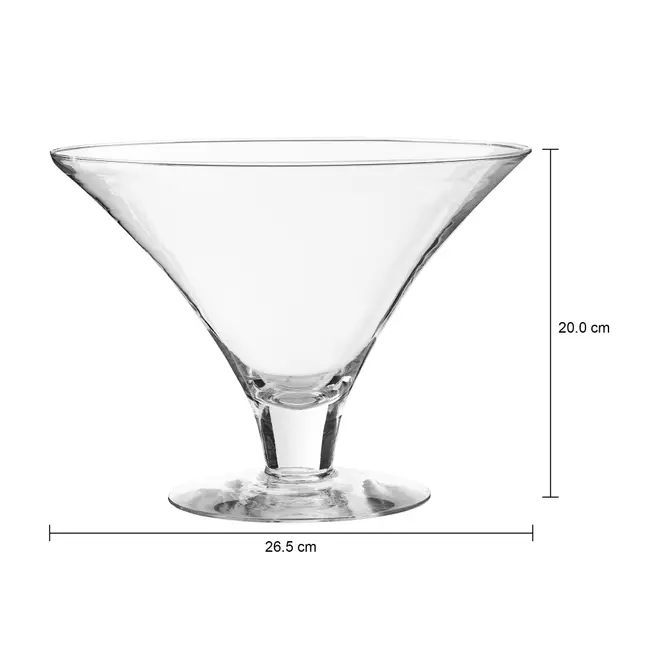 TAÇA PARA SERVIR 20 CM HALLEY - INCOLOR - Foto 2