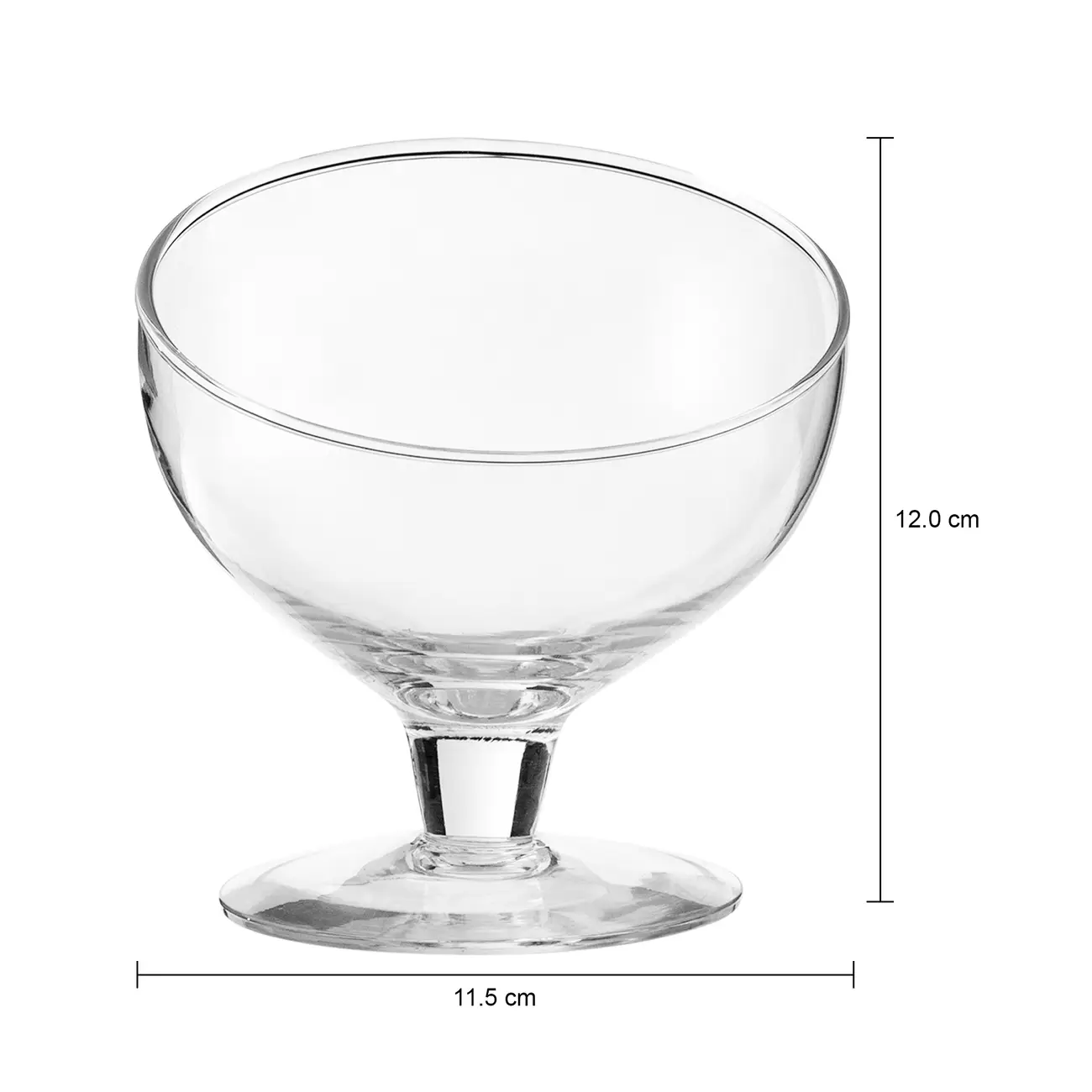 TAÇA PARA SOBREMESA 12 CM DELYSE - INCOLOR - Foto 4