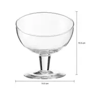 TAÇA PARA SOBREMESA 15 CM DELYSE - INCOLOR - Foto 7
