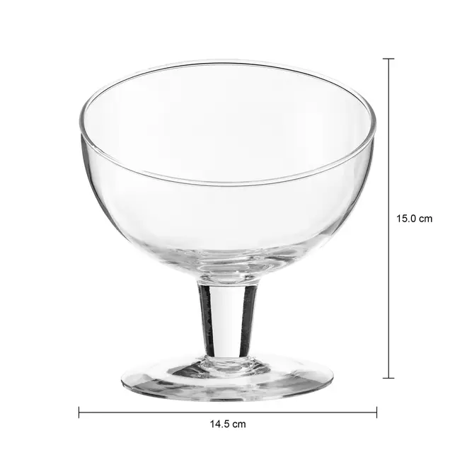 TAÇA PARA SOBREMESA 15 CM DELYSE - INCOLOR - Foto 7