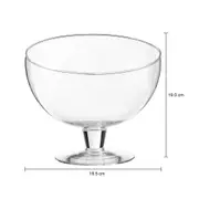 TAÇA PARA SERVIR 19 CM DELYSE - INCOLOR - Foto 7