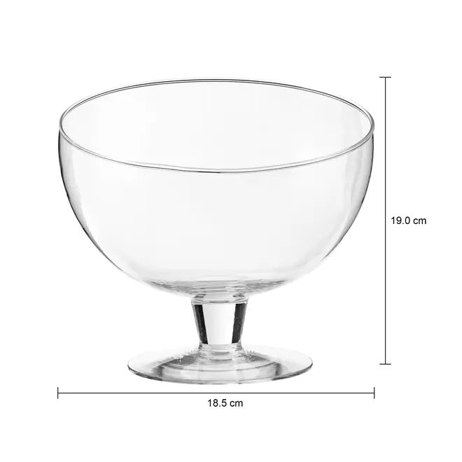 TAÇA PARA SERVIR 19 CM DELYSE - INCOLOR - Foto 7