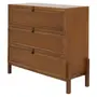CÔMODA 3 GAVETAS 1,02 M X 42 CM PAMPA - NOZES/OURO VELHO - Foto 2
