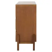 CÔMODA 3 GAVETAS 1,02 M X 42 CM PAMPA - NOZES/OURO VELHO - Foto 4